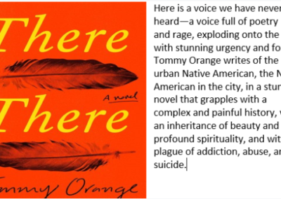 FROG Book Meeting – There, There by Tommy Orange-May 11, 2019